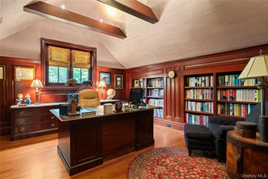ROSLYN HARBOR; Timeless Brick Manor: Behind iron gates and a on Engineers Country Club in New York - for sale on GolfHomes.com, golf home, golf lot