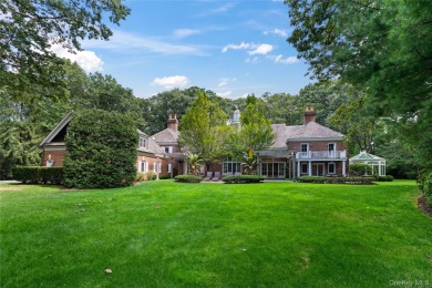 ROSLYN HARBOR; Timeless Brick Manor: Behind iron gates and a on Engineers Country Club in New York - for sale on GolfHomes.com, golf home, golf lot