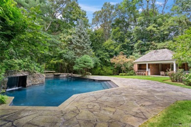 ROSLYN HARBOR; Timeless Brick Manor: Behind iron gates and a on Engineers Country Club in New York - for sale on GolfHomes.com, golf home, golf lot