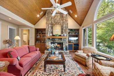 Situated on beautiful Lake Ticoa in the gated community of on Connestee Falls Golf Club in North Carolina - for sale on GolfHomes.com, golf home, golf lot