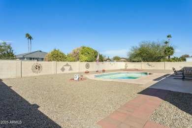 Discover this charming 3-bedroom (all generously sized) on Sun City Lakes West and East in Arizona - for sale on GolfHomes.com, golf home, golf lot