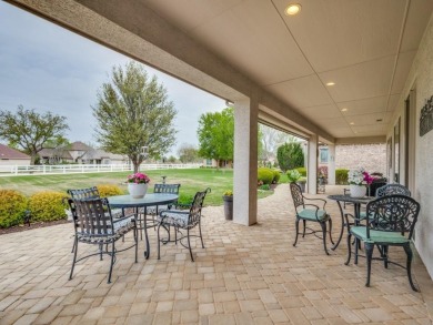 Stunning one story home with a Casita and courtyard in 55+ gated on Wildhorse Golf Club of Robson Ranch in Texas - for sale on GolfHomes.com, golf home, golf lot