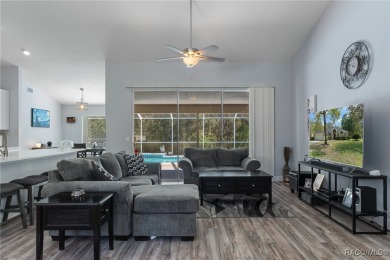 Tastefully renovated and meticulously maintained pool and spa on Sugarmill Woods Golf and Country Club in Florida - for sale on GolfHomes.com, golf home, golf lot
