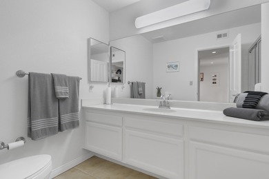 Immaculate 2 Bed, 2 Bath Condo with Stunning South Mountain & on Rancho Las Palmas Country Club in California - for sale on GolfHomes.com, golf home, golf lot