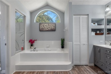 Tastefully renovated and meticulously maintained pool and spa on Sugarmill Woods Golf and Country Club in Florida - for sale on GolfHomes.com, golf home, golf lot