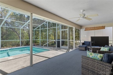 Tastefully renovated and meticulously maintained pool and spa on Sugarmill Woods Golf and Country Club in Florida - for sale on GolfHomes.com, golf home, golf lot