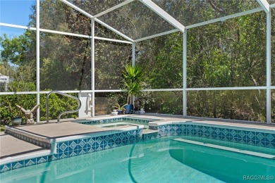 Tastefully renovated and meticulously maintained pool and spa on Sugarmill Woods Golf and Country Club in Florida - for sale on GolfHomes.com, golf home, golf lot