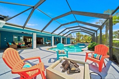 This 4BR/3BA CBS pool home sits on a private 1-acre cul-de-sac on Evergreen Club in Florida - for sale on GolfHomes.com, golf home, golf lot