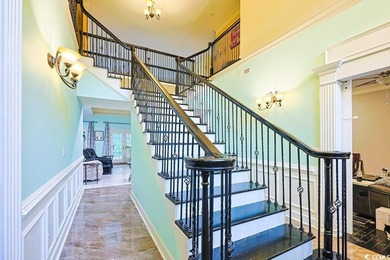 Experience luxury living in this exceptional custom-built brick on Myrtlewood Golf Course and Club  in South Carolina - for sale on GolfHomes.com, golf home, golf lot