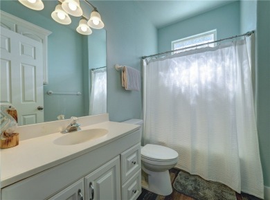Come and enjoy this fun, colorful beach house in Mustang Royale on Palmilla Beach Golf Club in Texas - for sale on GolfHomes.com, golf home, golf lot