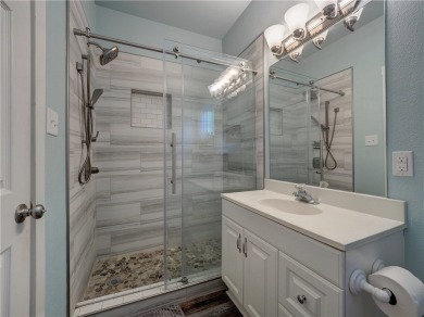Come and enjoy this fun, colorful beach house in Mustang Royale on Palmilla Beach Golf Club in Texas - for sale on GolfHomes.com, golf home, golf lot