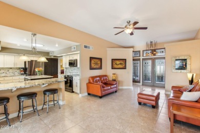 Discover one of the most stunning remodels in Sun City, AZ! From on PalmBrook Country Club in Arizona - for sale on GolfHomes.com, golf home, golf lot