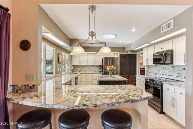 Discover one of the most stunning remodels in Sun City, AZ! From on PalmBrook Country Club in Arizona - for sale on GolfHomes.com, golf home, golf lot