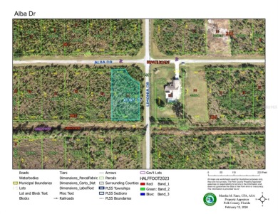 Build your Dream Home on this Lovely Half Acre Corner Lot on Indian Lake Estates Golf and Country Club in Florida - for sale on GolfHomes.com, golf home, golf lot