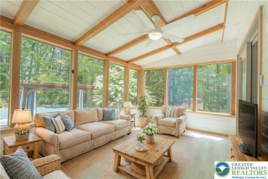 Looking for Country Charm with MODERN updates? This cedar clad on Indian Mountain Golf Course in Pennsylvania - for sale on GolfHomes.com, golf home, golf lot