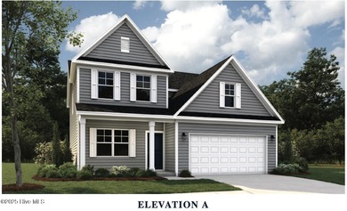 This home (Bellwood Plan) backs up to the beautiful golf course on Harbour Point Golf Club in North Carolina - for sale on GolfHomes.com, golf home, golf lot