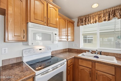 Welcome to this charming single-story manufactured home offering on Viewpoint Golf Resort in Arizona - for sale on GolfHomes.com, golf home, golf lot