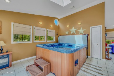 Chalet-Style Retreat in The Hideout This 4-Bedroom, 3-Bath on The Hideout Golf in Pennsylvania - for sale on GolfHomes.com, golf home, golf lot