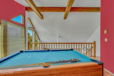 Chalet-Style Retreat in The Hideout This 4-Bedroom, 3-Bath on The Hideout Golf in Pennsylvania - for sale on GolfHomes.com, golf home, golf lot