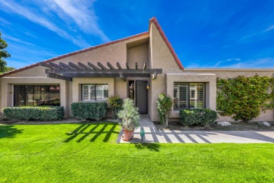 Sought after three bedroom,  two bathroom  END unit in gated on Bermuda Dunes Country Club in California - for sale on GolfHomes.com, golf home, golf lot