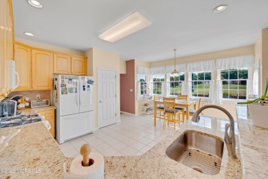 This elegant brick-front home offers the perfect blend of style on Knob Hill Golf Club in New Jersey - for sale on GolfHomes.com, golf home, golf lot
