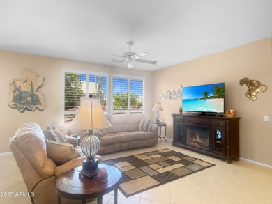 Beautifully maintained 2-bed, 2-bath home on a great corner lot on Desert Trails in Arizona - for sale on GolfHomes.com, golf home, golf lot