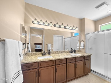 Beautifully maintained 2-bed, 2-bath home on a great corner lot on Desert Trails in Arizona - for sale on GolfHomes.com, golf home, golf lot