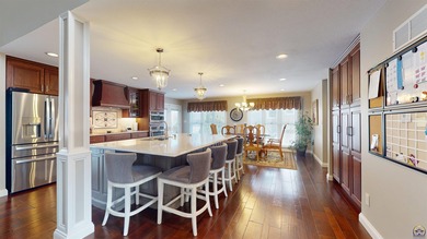 Perfectly positioned on the Berkshire Golf Course, this stunning on Berkshire Golf Club in Kansas - for sale on GolfHomes.com, golf home, golf lot