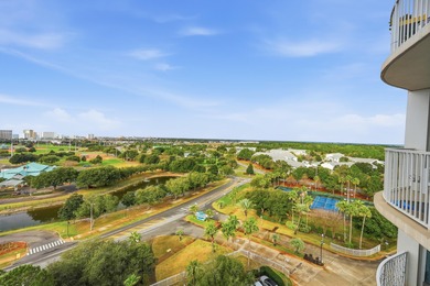 Perched on the 11th floor and facing west, this beautifully on Indian Bayou Golf and Country Club in Florida - for sale on GolfHomes.com, golf home, golf lot