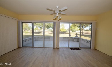 Spectacular views of the 18th fairway of the golf course on Sun City-Willow Creek / Willow Brook  in Arizona - for sale on GolfHomes.com, golf home, golf lot