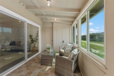 Move right into this tastefully upgraded 2 bedroom, 1 bath home on Leisure World Seal Beach Golf Course in California - for sale on GolfHomes.com, golf home, golf lot