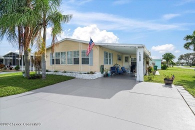 Welcome to Barefoot Bay.  This 2 bed 2 bath home has over 1500 on Barefoot Bay Golf Course in Florida - for sale on GolfHomes.com, golf home, golf lot