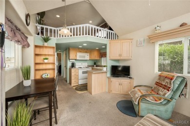 Charming Park Model with Loft in Desirable Riverview Resort on Riverview Golf Course in Arizona - for sale on GolfHomes.com, golf home, golf lot