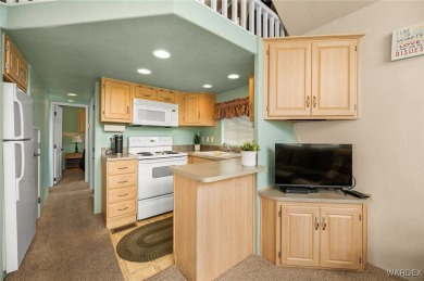 Charming Park Model with Loft in Desirable Riverview Resort on Riverview Golf Course in Arizona - for sale on GolfHomes.com, golf home, golf lot