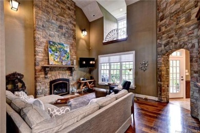 This extraordinary custom-built lakefront residence by renowned on Fords Colony Country Club in Virginia - for sale on GolfHomes.com, golf home, golf lot