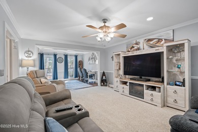 Discover this beautifully remodeled, brick traditional two-story on Oak Island Golf Club in North Carolina - for sale on GolfHomes.com, golf home, golf lot