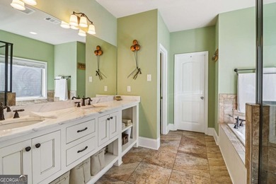 ***Golf Course***3 Stone Fireplaces***Finished Basement***Two on The Highlands Course at Lake Arrowhead in Georgia - for sale on GolfHomes.com, golf home, golf lot