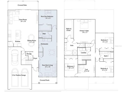 This 2024 Two-Story Home Is On An Oversized Pie-Shaped Lot on Providence Golf Club in Florida - for sale on GolfHomes.com, golf home, golf lot