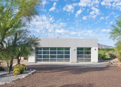 One of 5 homes designed by Modernist Architect Alfred Newman on Legend Trail Golf Club in Arizona - for sale on GolfHomes.com, golf home, golf lot