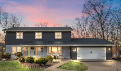 Located on a quiet cul-de-sac, this stunning & BEAUTIFULLY on Lakes of the Four Seasons Country Club in Indiana - for sale on GolfHomes.com, golf home, golf lot