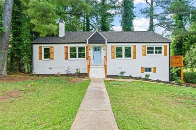 It's hard to miss this fully renovated, 4 side brick beauty on Alfred Tup Holmes Golf Course in Georgia - for sale on GolfHomes.com, golf home, golf lot