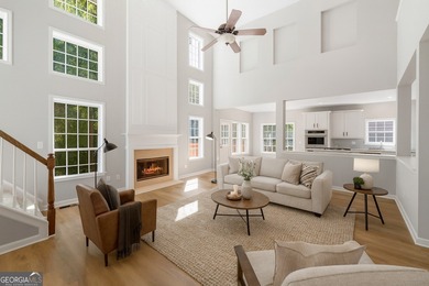 Welcome home to this stunning 3-story brick residence in the on Canongate At Heron Bay in Georgia - for sale on GolfHomes.com, golf home, golf lot