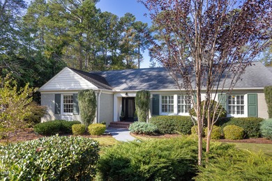 A rare opportunity to own a coveted one-level ranch home in the on Hope Valley Country Club in North Carolina - for sale on GolfHomes.com, golf home, golf lot