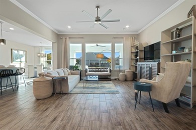 This stunning, light-filled home showcases an open-concept on Wildhorse Golf Club of Robson Ranch in Texas - for sale on GolfHomes.com, golf home, golf lot