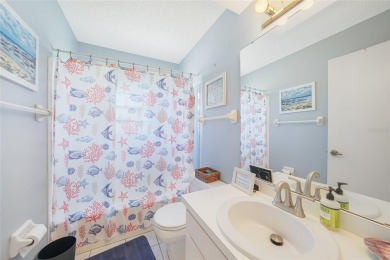 Turn-key heated pool home, new roof (2023), X flood zone ideal on Oyster Creek Golf Club in Florida - for sale on GolfHomes.com, golf home, golf lot