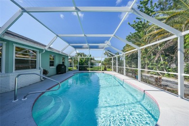 Turn-key heated pool home, new roof (2023), X flood zone ideal on Oyster Creek Golf Club in Florida - for sale on GolfHomes.com, golf home, golf lot