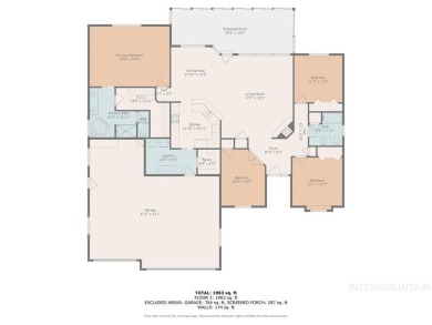 Beautifully Updated Home with Golf Course Views in Prime on Lakeview Golf Club in Idaho - for sale on GolfHomes.com, golf home, golf lot