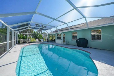Turn-key heated pool home, new roof (2023), X flood zone ideal on Oyster Creek Golf Club in Florida - for sale on GolfHomes.com, golf home, golf lot