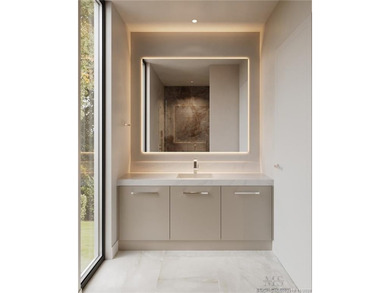 A new, contemporary 11,000 sf waterfront home is under on Sailfish Point Golf Club, Inc. in Florida - for sale on GolfHomes.com, golf home, golf lot