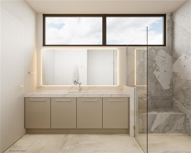 A new, contemporary 11,000 sf waterfront home is under on Sailfish Point Golf Club, Inc. in Florida - for sale on GolfHomes.com, golf home, golf lot